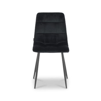 Stoel DODGE Velvet Black Stoel DODGE Velvet Black