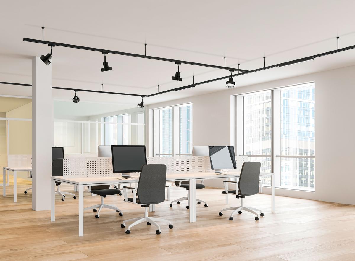 Railverlichting DUOLINE LED-strip Zwart