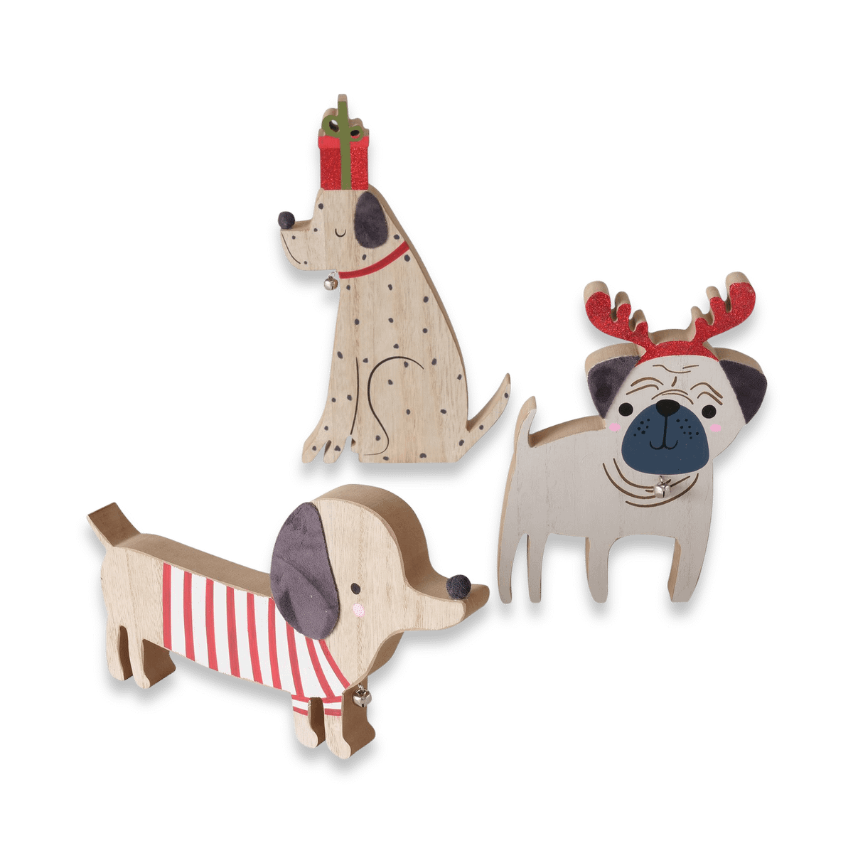 Kersthond BARNEY Hout Ass.