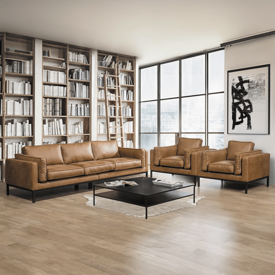 4-zit AXEL Liberty 604 - Cognac 4-zit AXEL Liberty 604 - Cognac