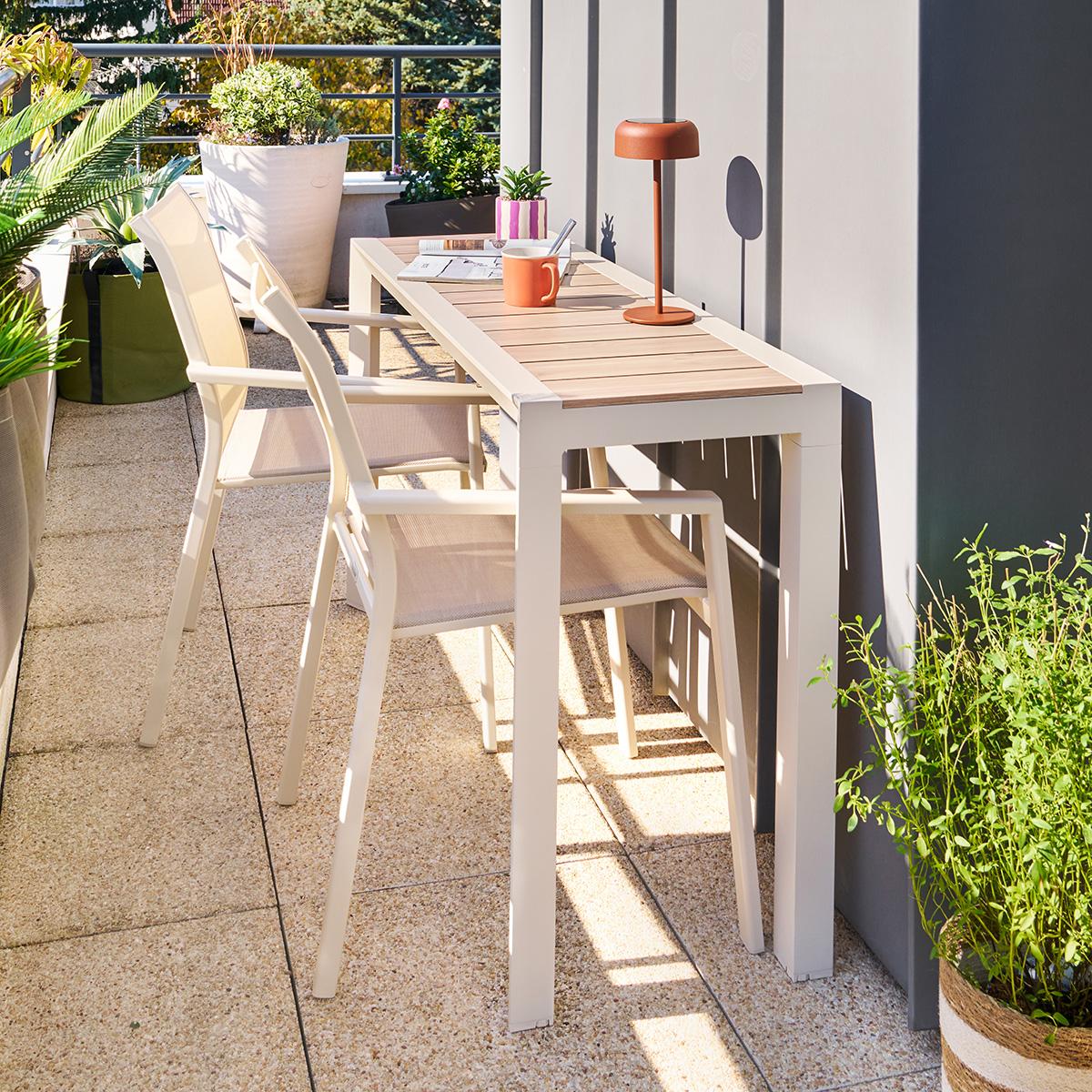 Tuintafel FURORE 130x43 Beige