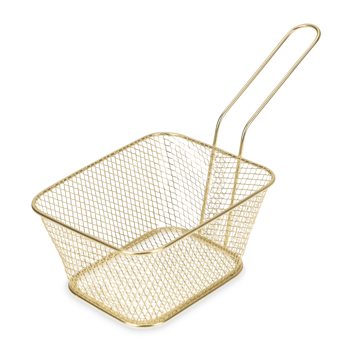 Mini Frietmandje FRIES L Met. Goud