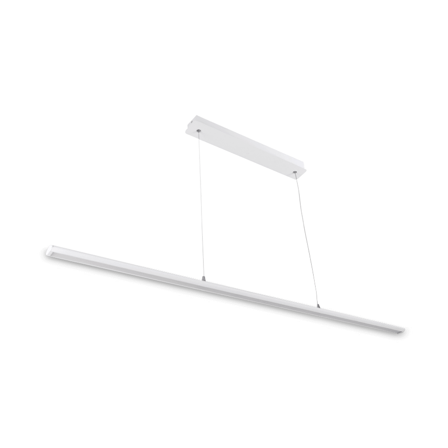 Pendel LINO Enkel 117 Alu Wit Pendel LINO Enkel 117 Alu Wit