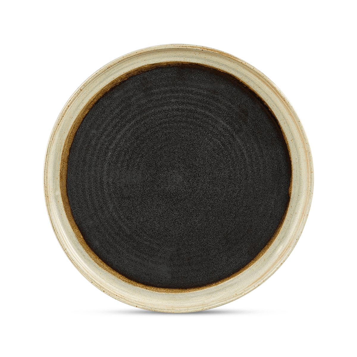 Dinnerbord FREDLI Ø27 Porselein Zwart