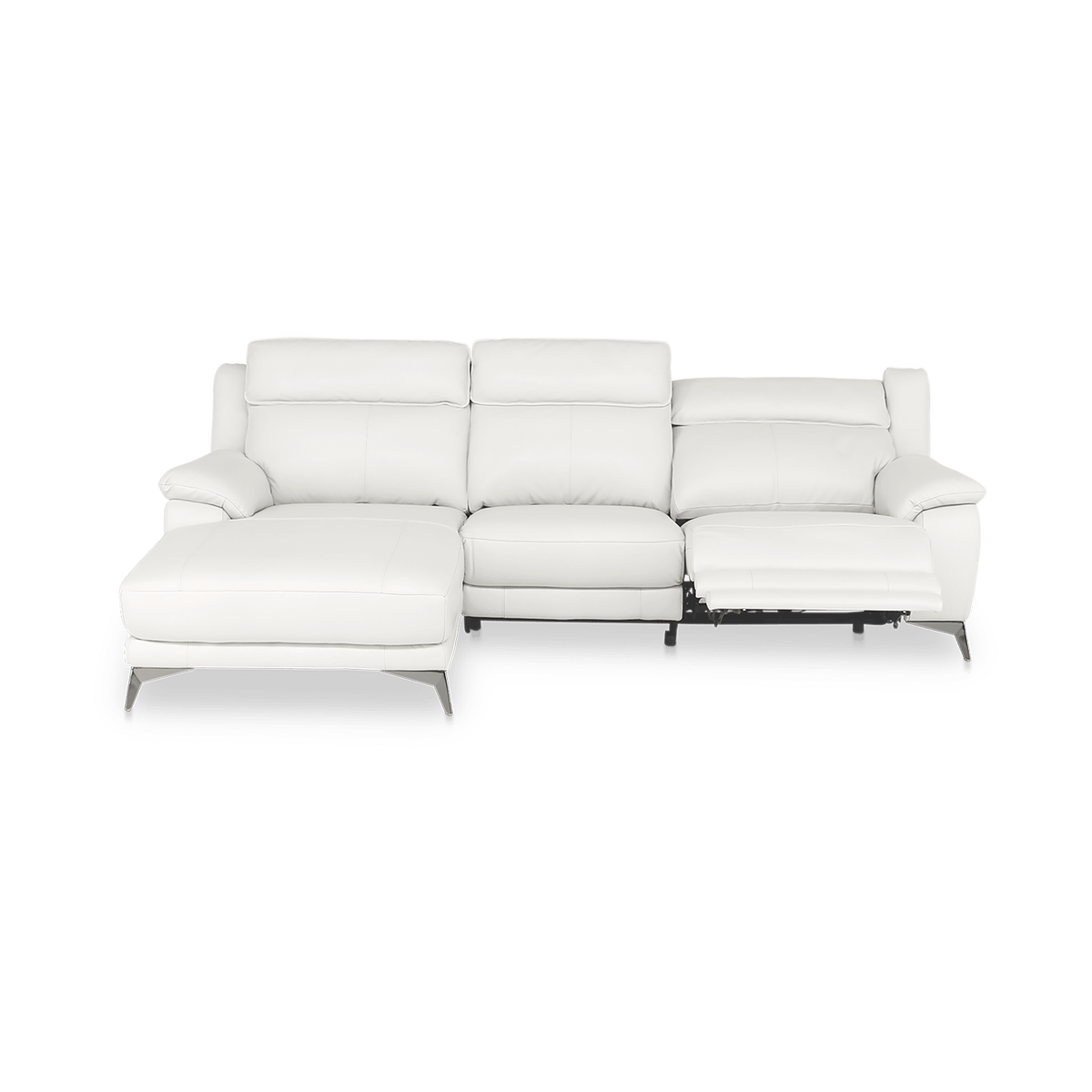 Hoeksalon DORIAN Longchair Links Frost