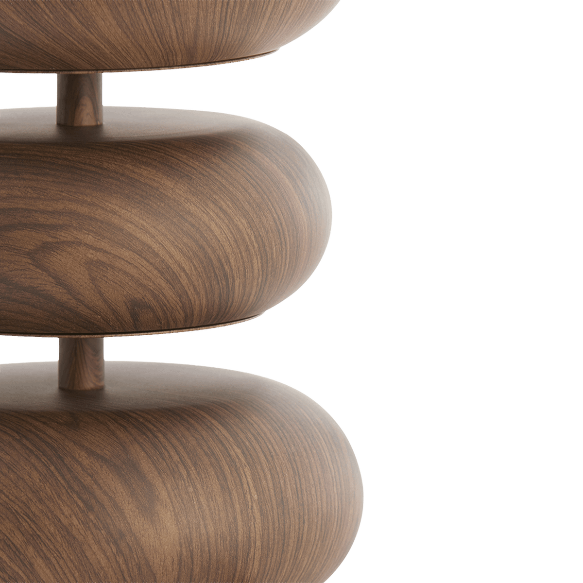 Tafellamp DANIALO Donkerbruin