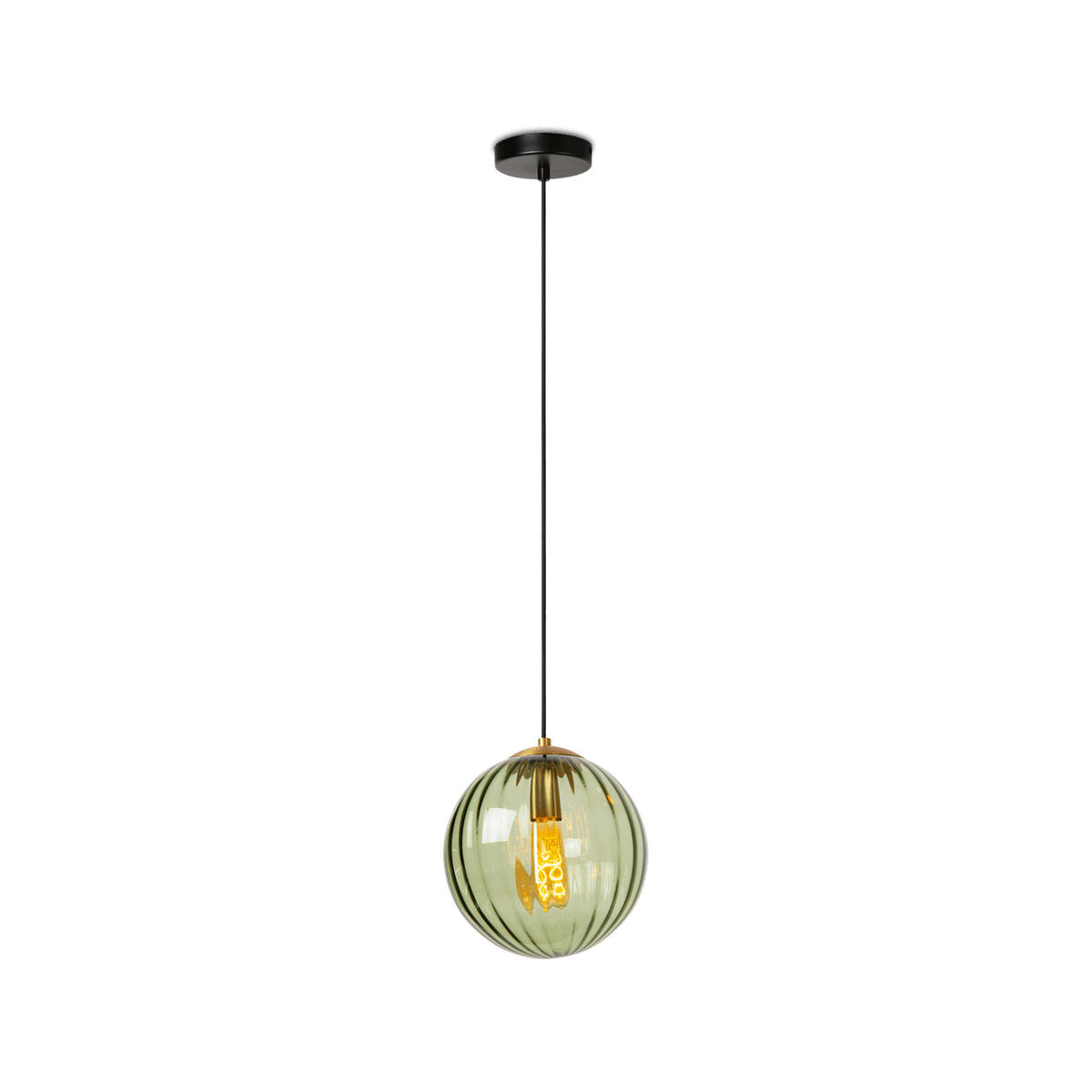 Hanglamp MONSARAZ 1Del. Glas Groen