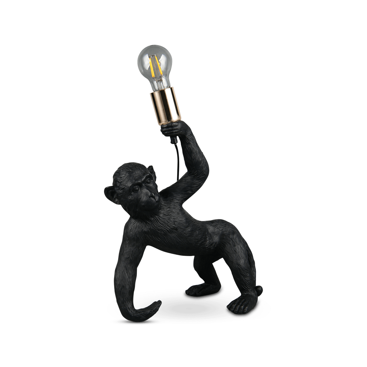 Tafellamp BOBO Aap Poly Zwart