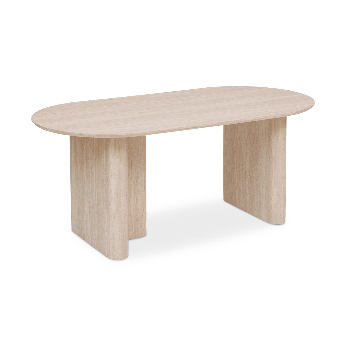 Eettafel LAGOON 180x90 Travertijnlook 