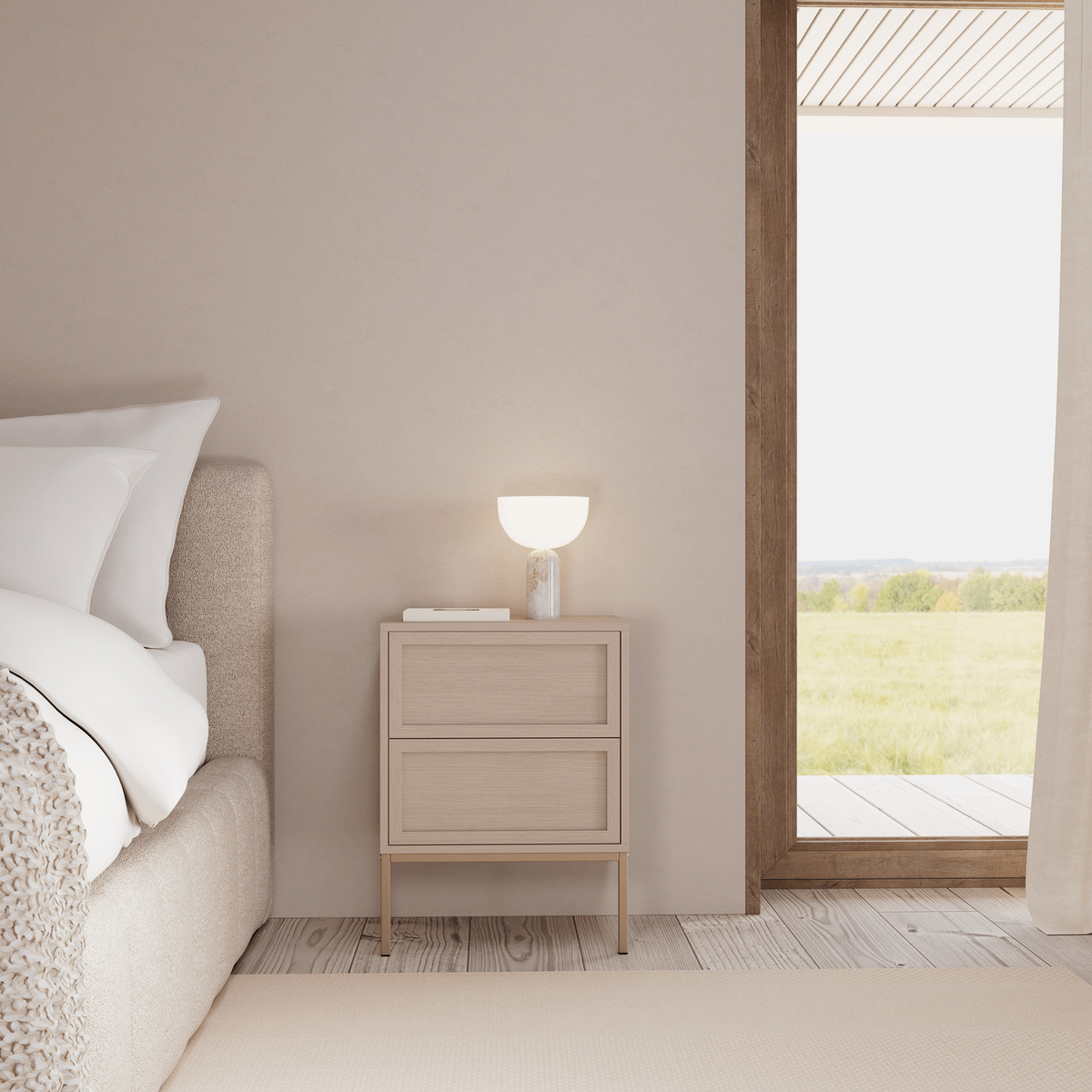 Nachttafel MERTON B46 Grey