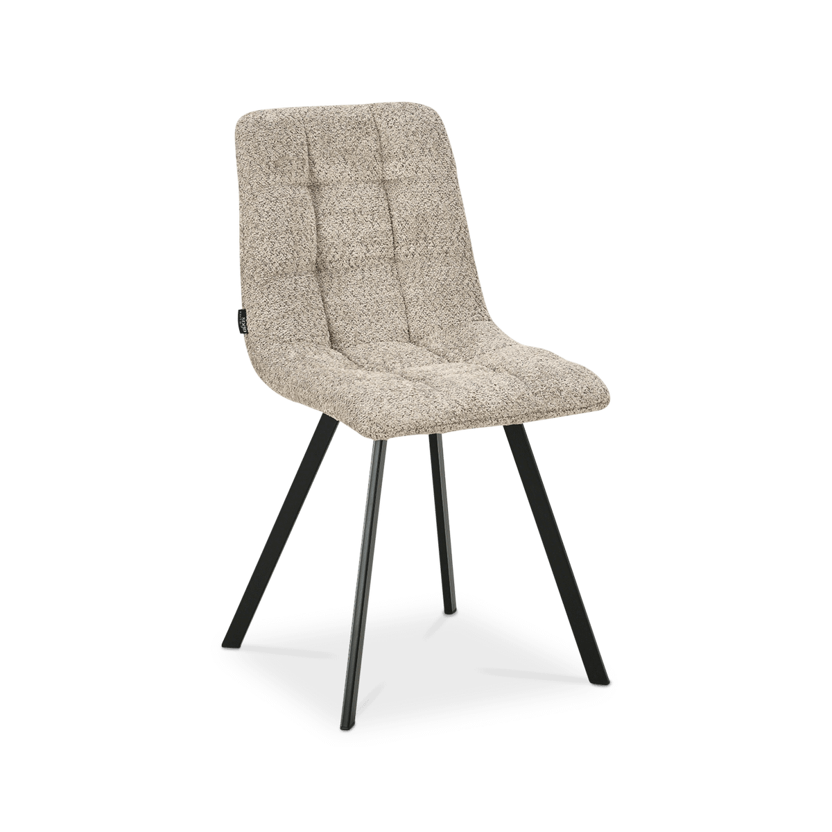 Stoel ERVI Bouclé Caffe Latte