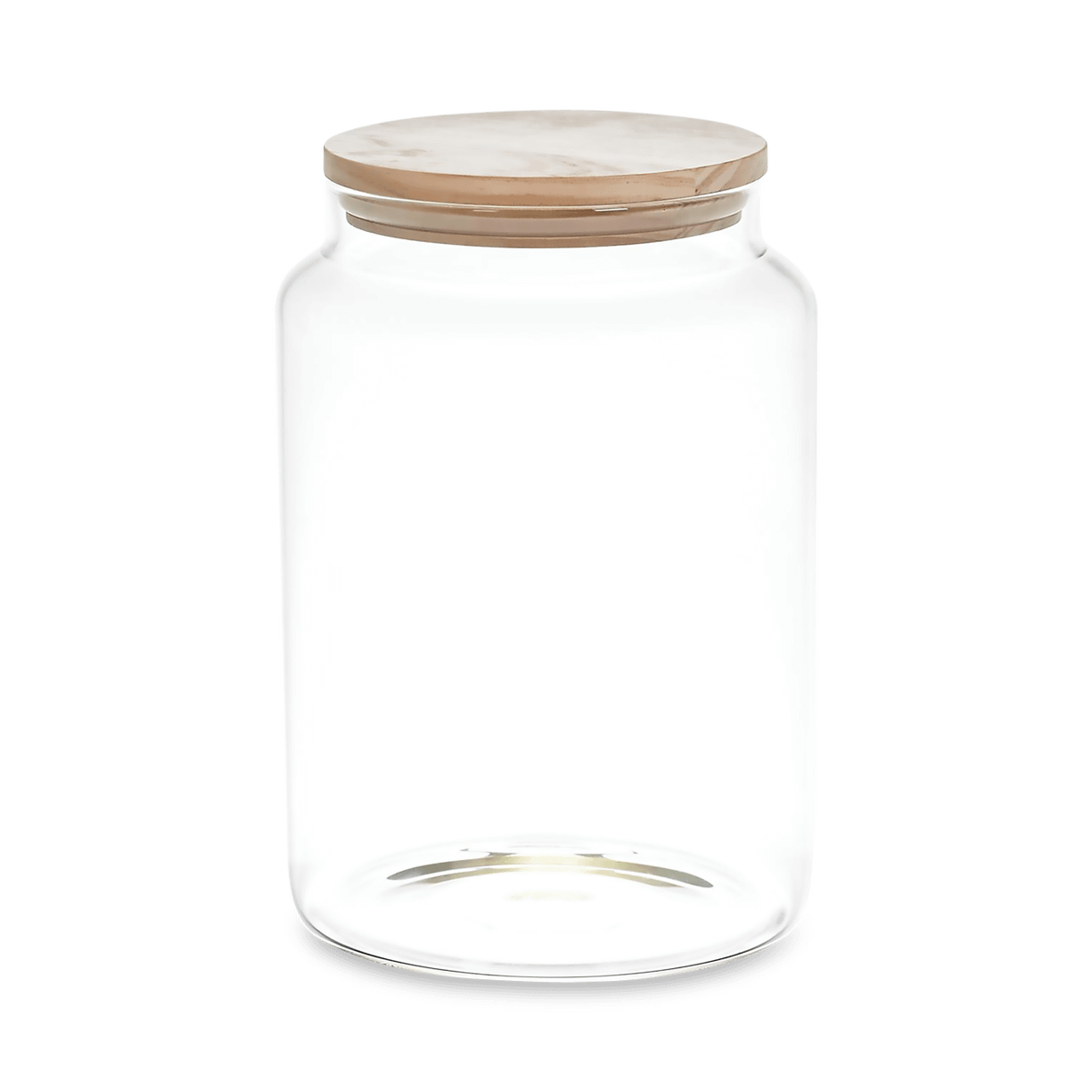 Voorraadbokaal EMMEK 2.9l Glas/Hout