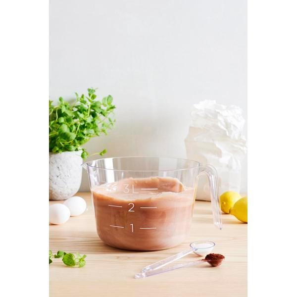 Maatbeker GASTRO 3l M/Handvat Transparant