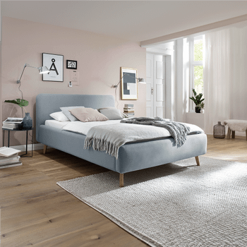 Bedkader MATTI Aspen Ijsblauw 180x200 Bedkader MATTI Aspen Ijsblauw 180x200