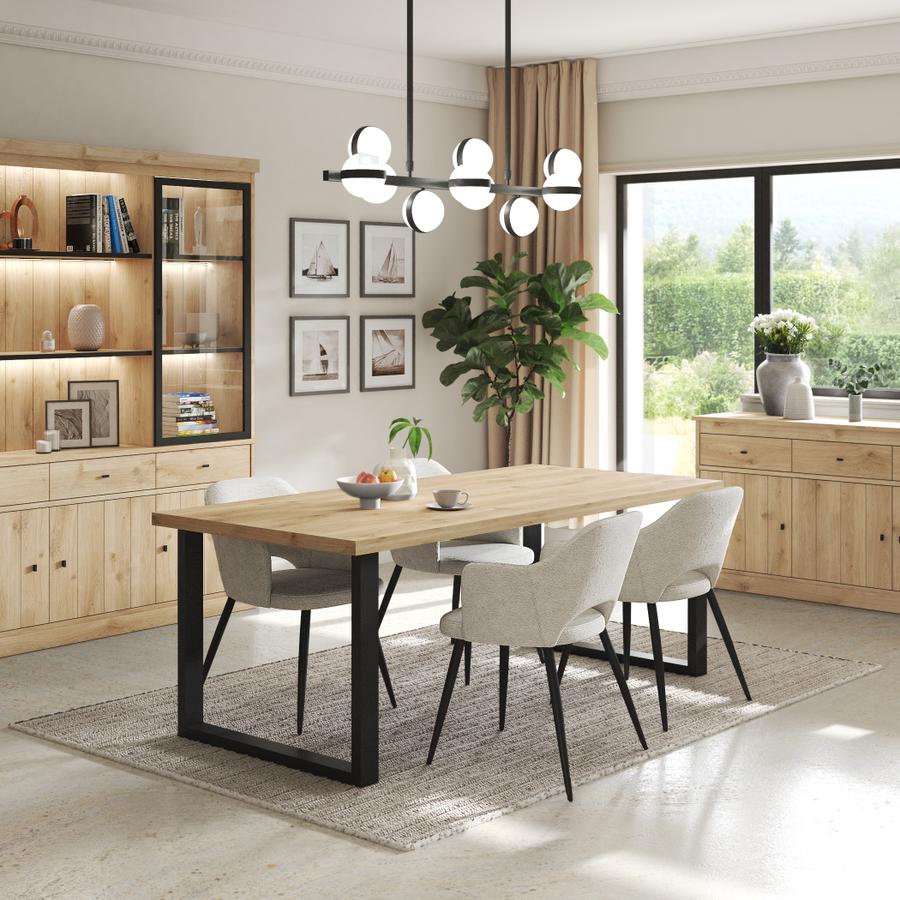 Eettafel CASTELLO Lichte Eik 180x98 Eettafel CASTELLO Lichte Eik 180x98