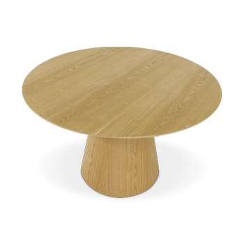 Eettafel FERMO Ø120 Fineer Natural Eettafel FERMO Ø120 Fineer Natural