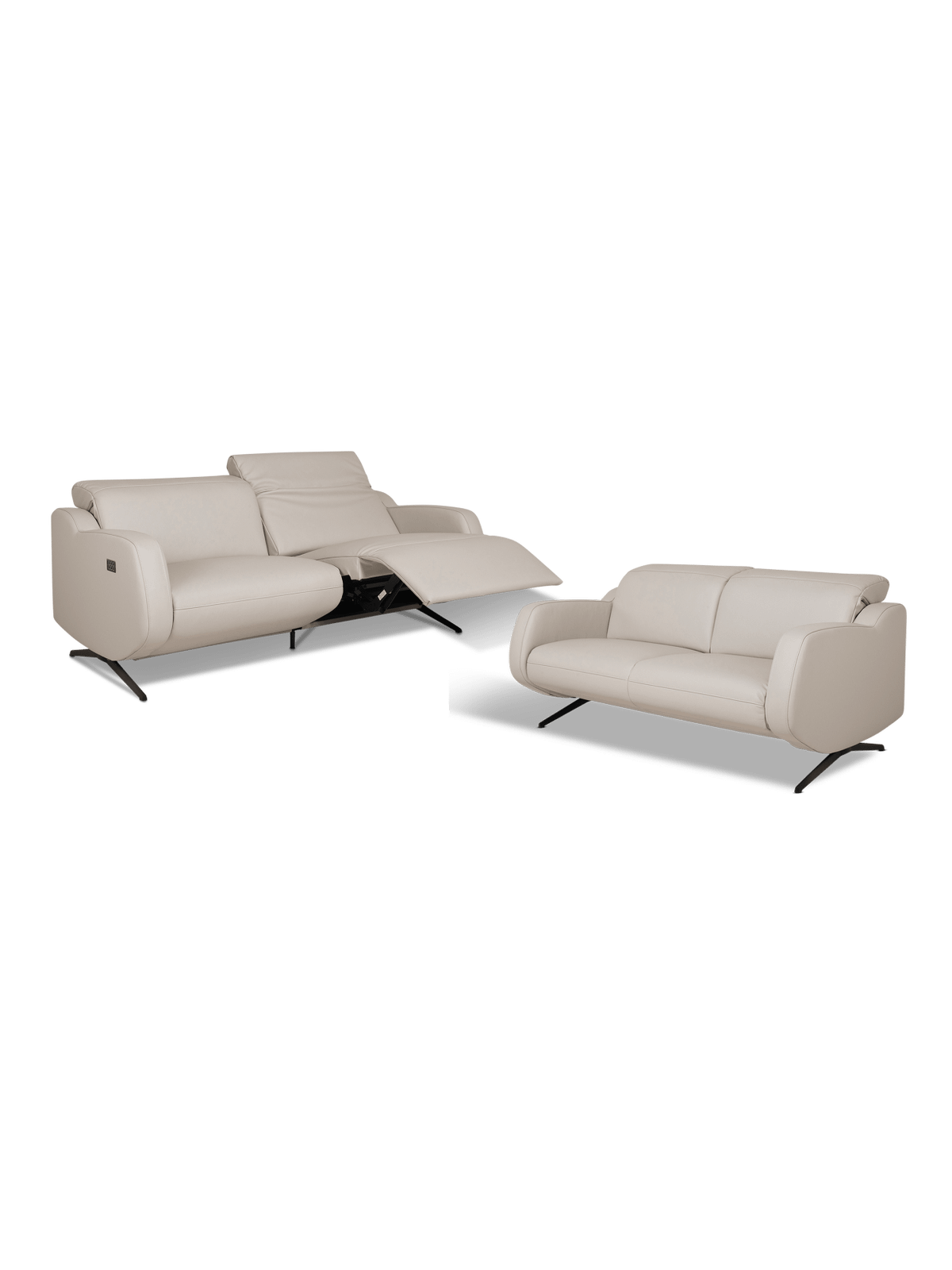 Salonset Remoli Stof Beige 2,5-zit en 2-zit met relax