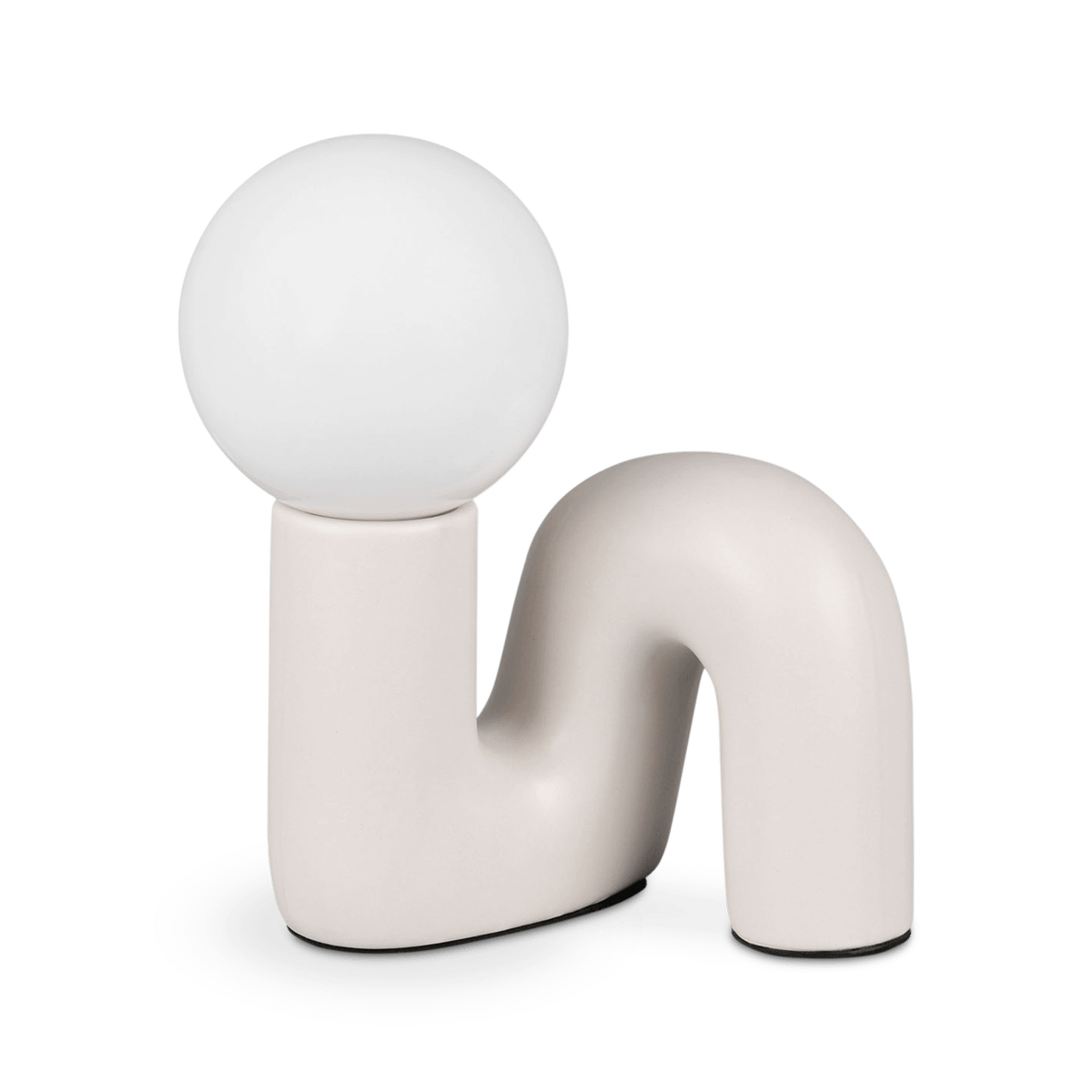 Tafellamp QUINN Keramiek Warm Grijs