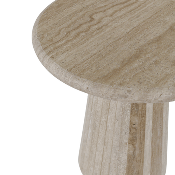 Salontafel ECHO Rond Ø50 Travertin Salontafel ECHO Rond Ø50 Travertin