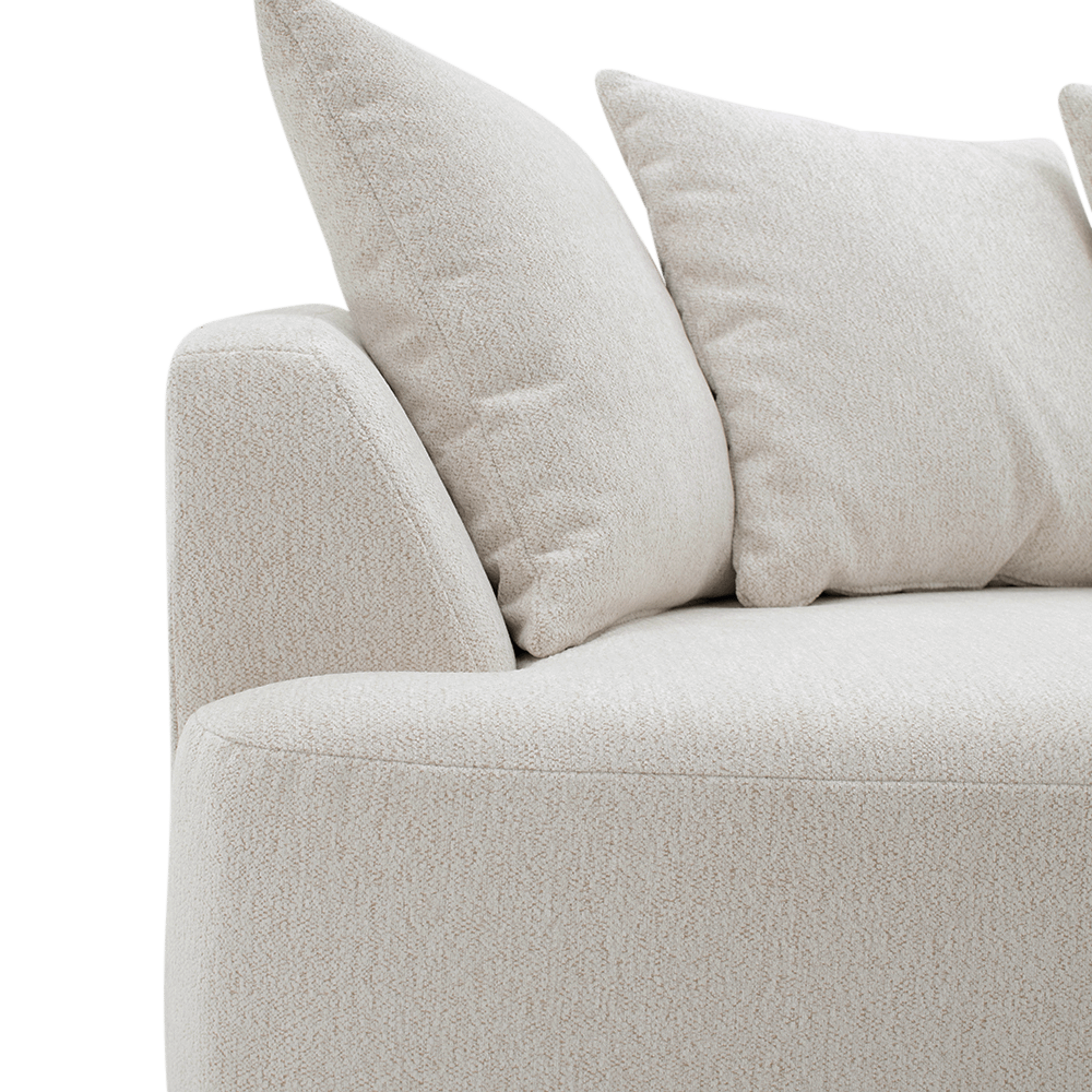 Hoeksalon FUEGO Beige Longchair Rechts B270