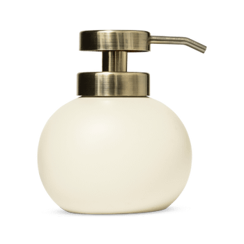 Zeepdispenser ONIO Beige/Goud Zeepdispenser ONIO Beige/Goud