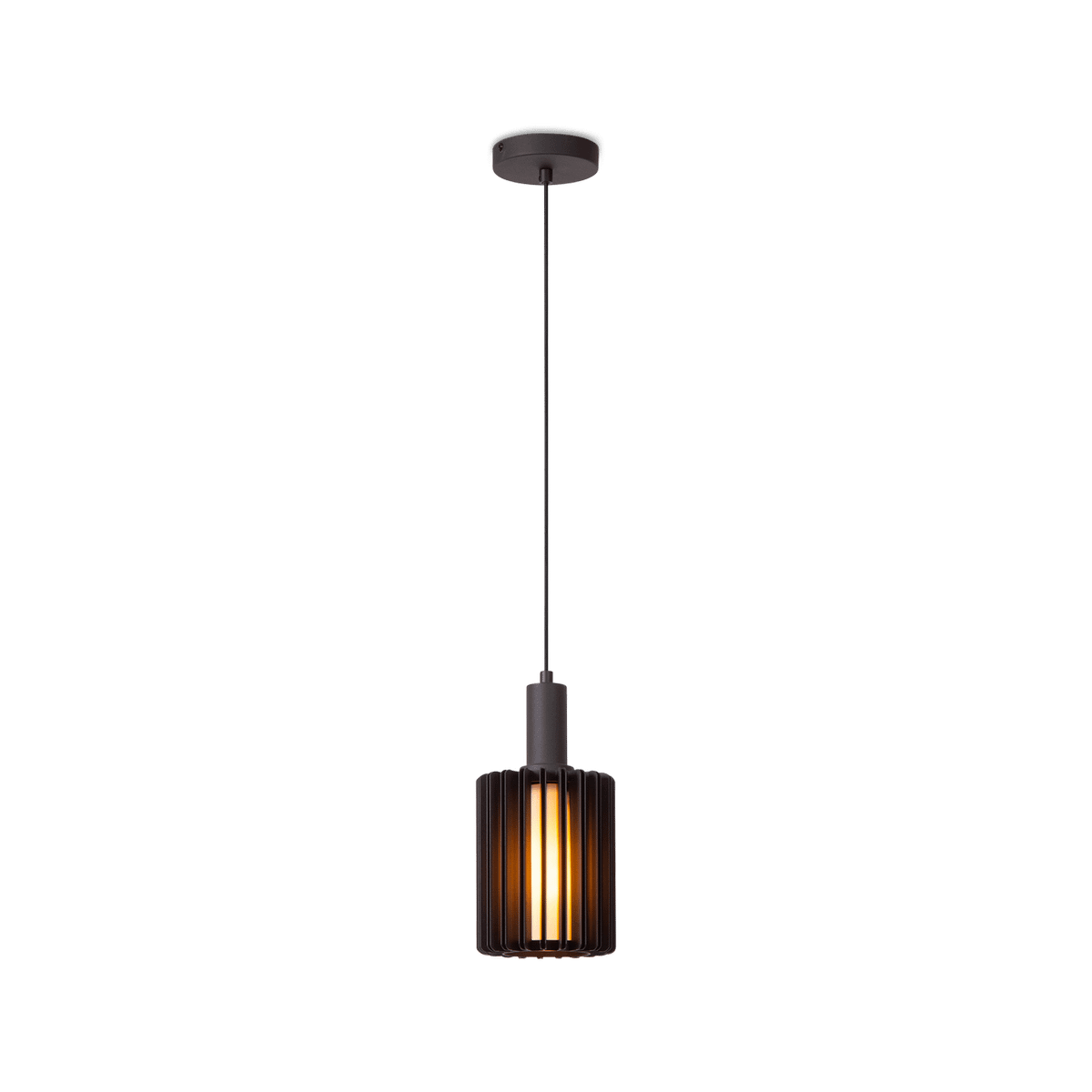 Hanglamp LAMBRES 1Del. Zwart