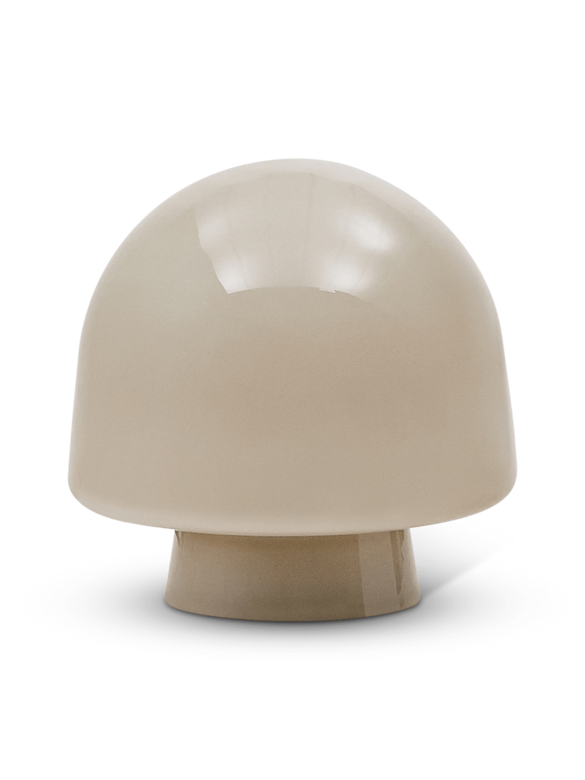 Reig tafellamp van grijs glas