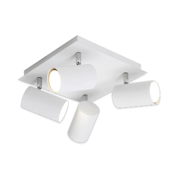 Spot MARLEY 4-Delig Metaal Wit Spot MARLEY 4-Delig Metaal Wit