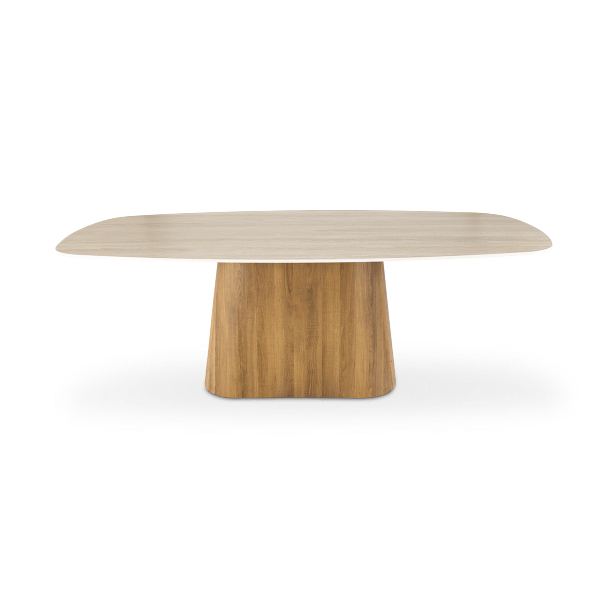 Eettafel RAVIQ 215x105 Keramiek Travertijn