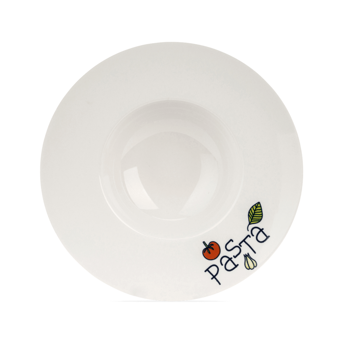 Pastabord PASTA Wit Gededoreerd Pastabord PASTA Wit Gededoreerd
