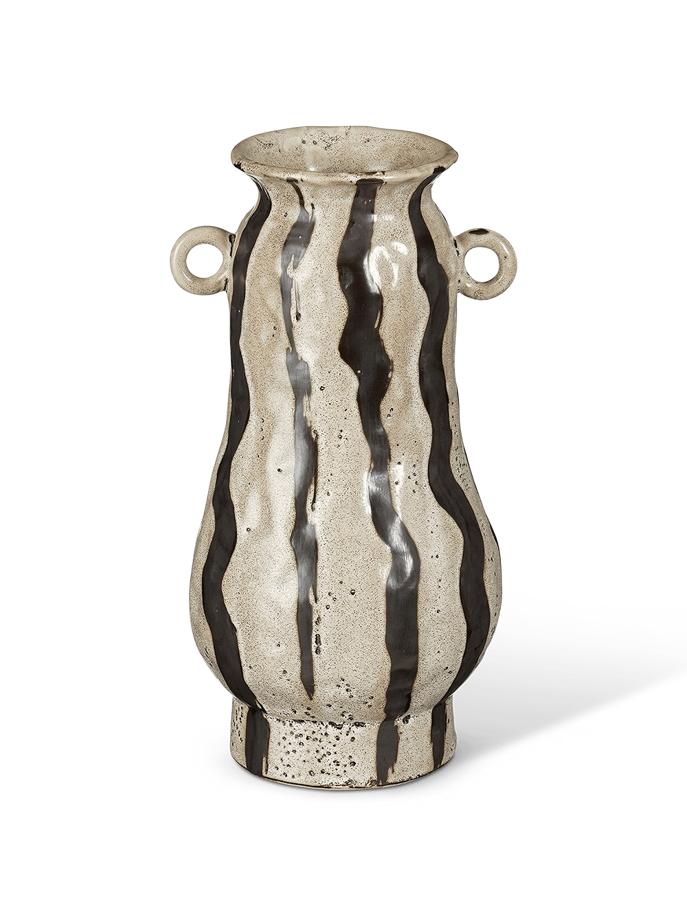 Vaas Nama Medium Strepen Beige/Zwart