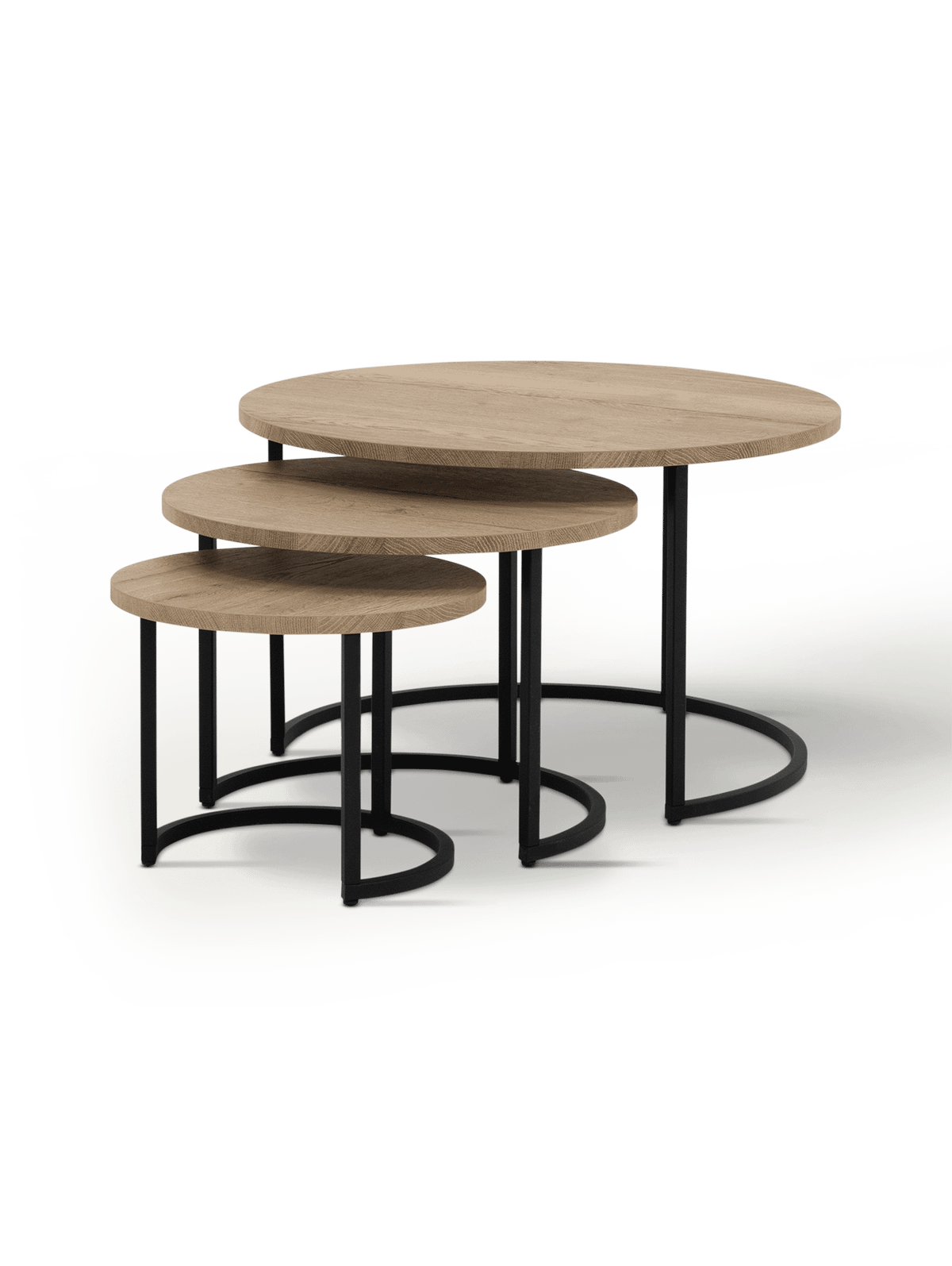 Salontafelset Lexton in eikkleur