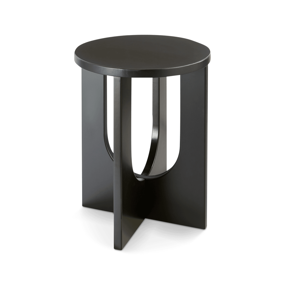 Bijzettafel BLOOMS Rond Zwart