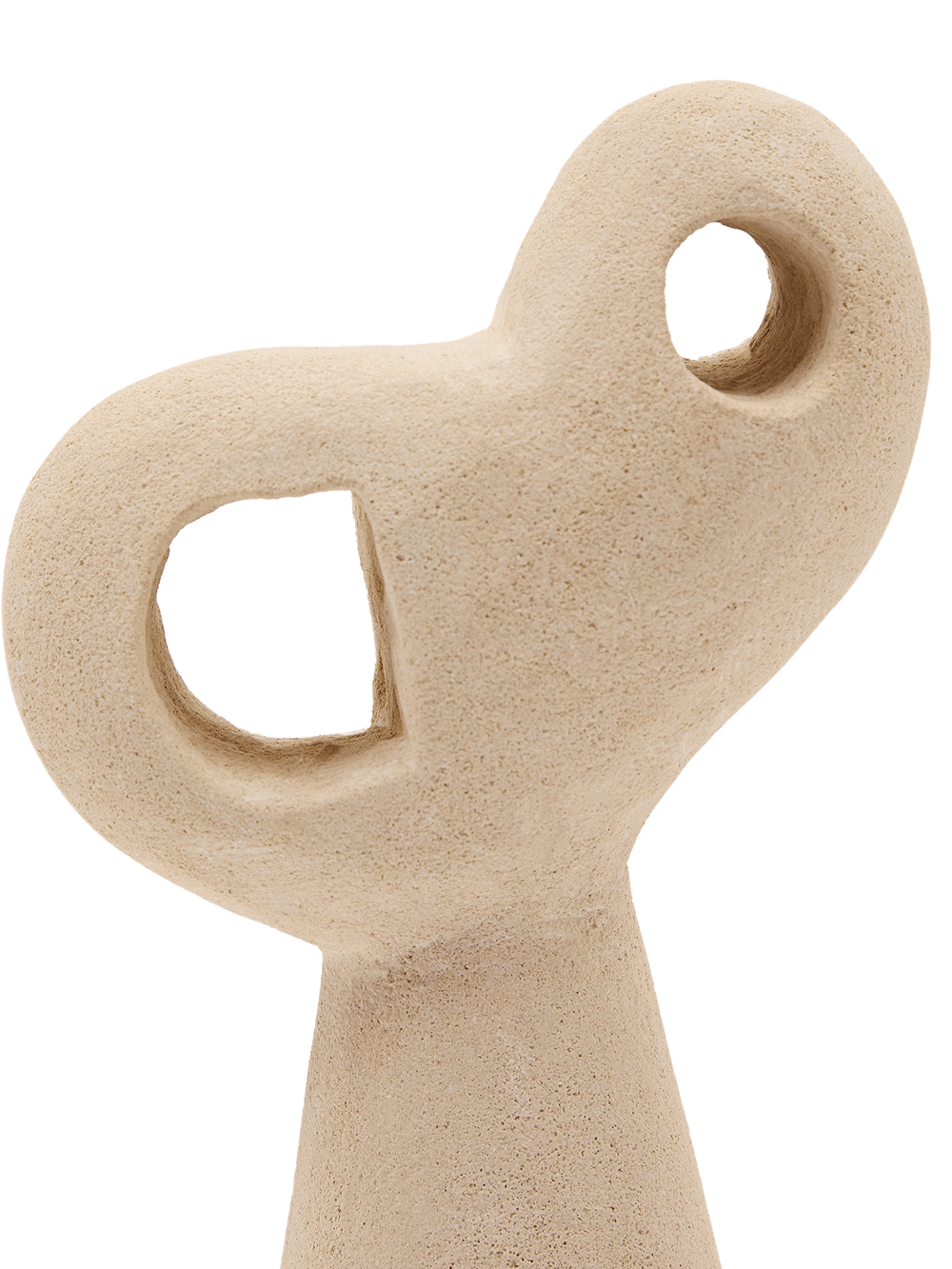 Set Arif van sculpturen beige en zwart afgewerkt