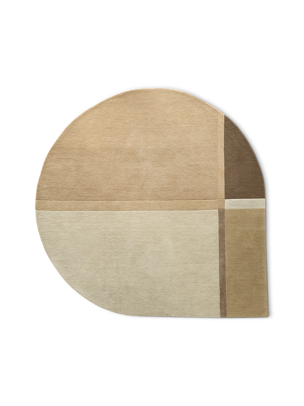 Tapijt Palau Girare Ø200 Beige