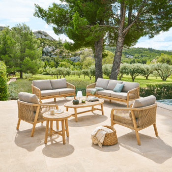 Loungeset PORTOFINO Acacia/Taupe Loungeset PORTOFINO Acacia/Taupe