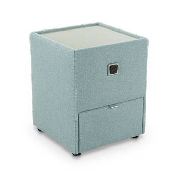 Nachttafel ASTEN Stof 474/03 Turquoise Nachttafel ASTEN Stof 474/03 Turquoise