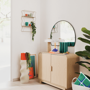 Wandrek JUVRY 2Niv. Metaal Beige Wandrek JUVRY 2Niv. Metaal Beige