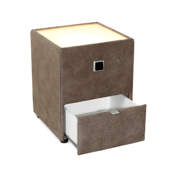 Nachttafel ASTEN Microvezel 411/09 Bruin Nachttafel ASTEN Microvezel 411/09 Bruin