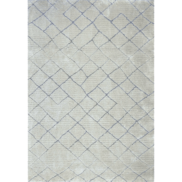Tapijt ORDUMIN Lichtgrijs/Wit 160x230