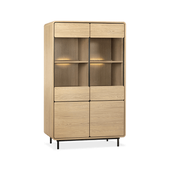 Vitrinekast LOUVRE (excl. LED) B122 Vitrinekast LOUVRE (excl. LED) B122