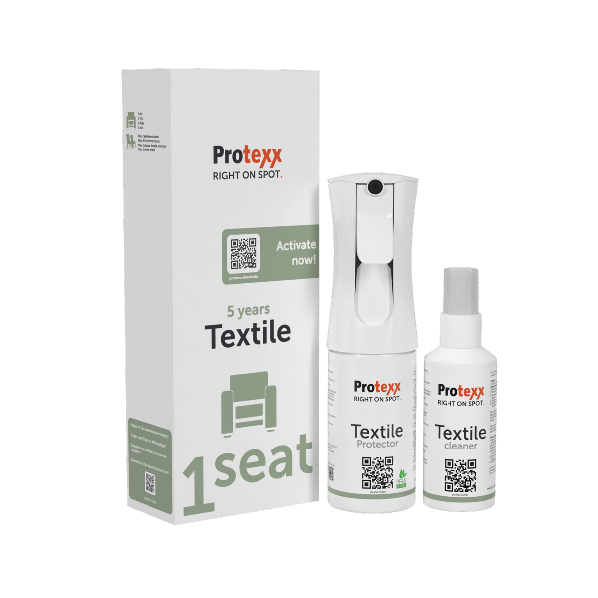 PROTEXX Textiel 5jaar 1-zit