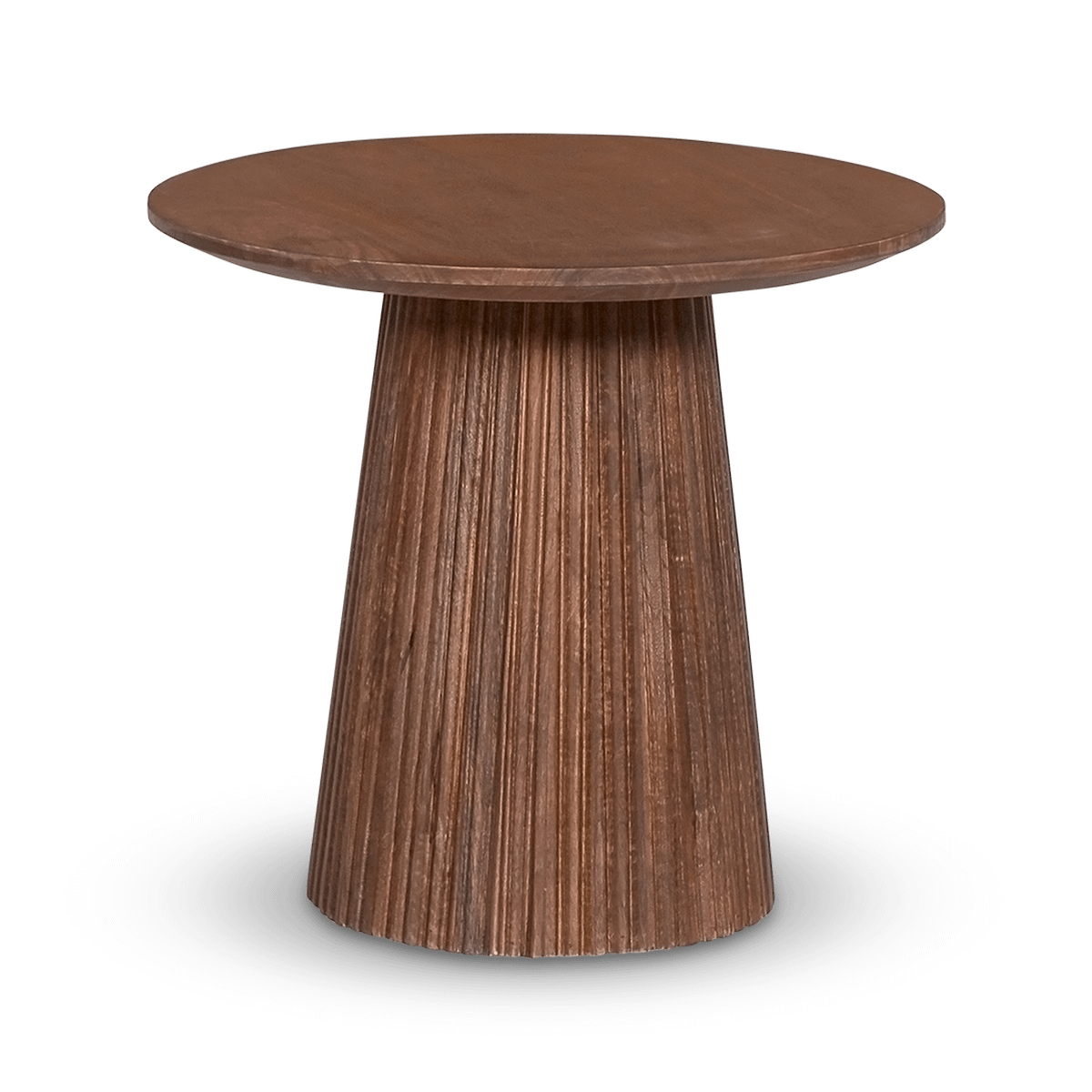 Bijzettafel DOMINGO Mango Lichtbruin Ø50 