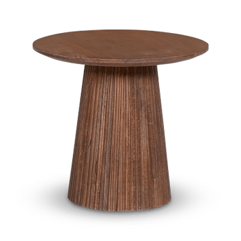 Bijzettafel DOMINGO Mango Lichtbruin Ø50  Bijzettafel DOMINGO Mango Lichtbruin Ø50