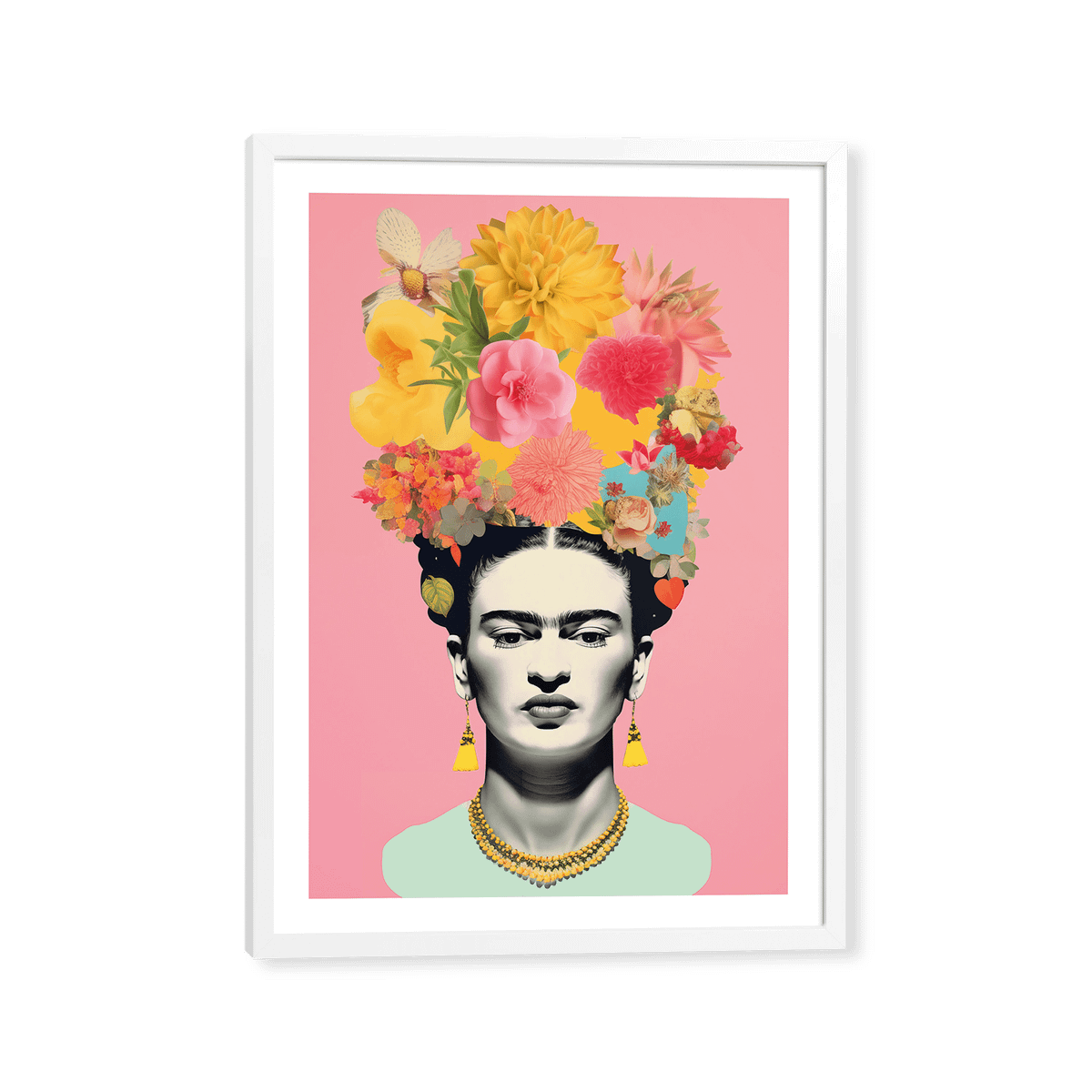 Framed Canvas FREEDOM FLOWERS 50x70