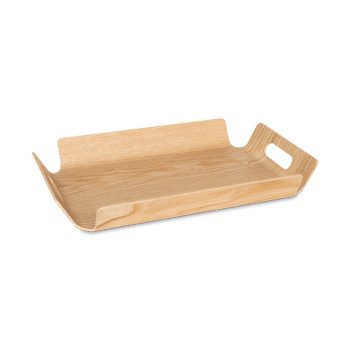 Dienblad STRAPHI Hout Naturel L Dienblad STRAPHI Hout Naturel L