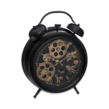 Staande Klok URBA Zwart/Goud Staande Klok URBA Zwart/Goud