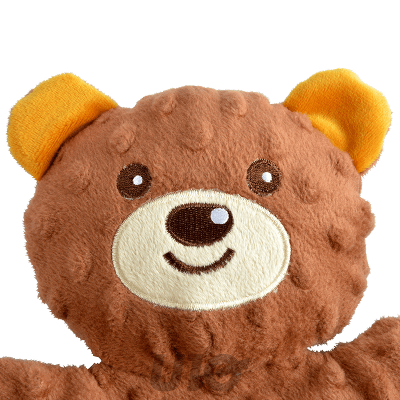 Speeltje BERSO Koord Beer Bruin/Geel
