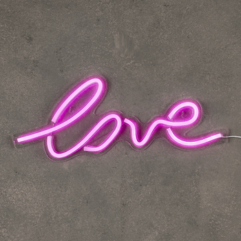 Wandlamp LOVE Neon Roze Wandlamp LOVE Neon Roze