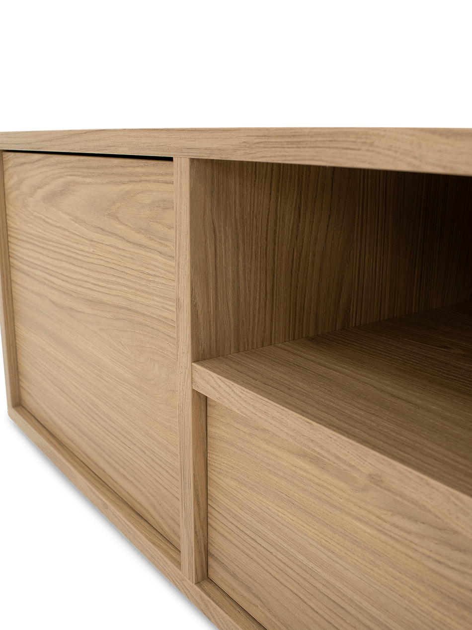 TV-meubel Yamato in lichte eikkleur